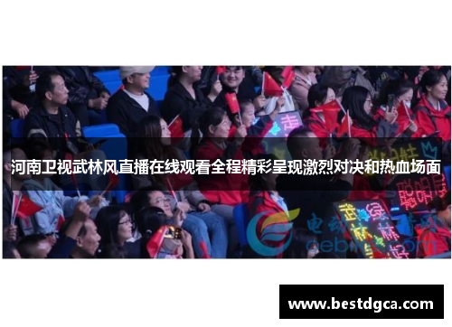 河南卫视武林风直播在线观看全程精彩呈现激烈对决和热血场面